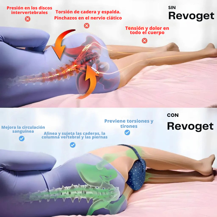 Almohada de alineación Revoget™️ + Antifaz de REGALO